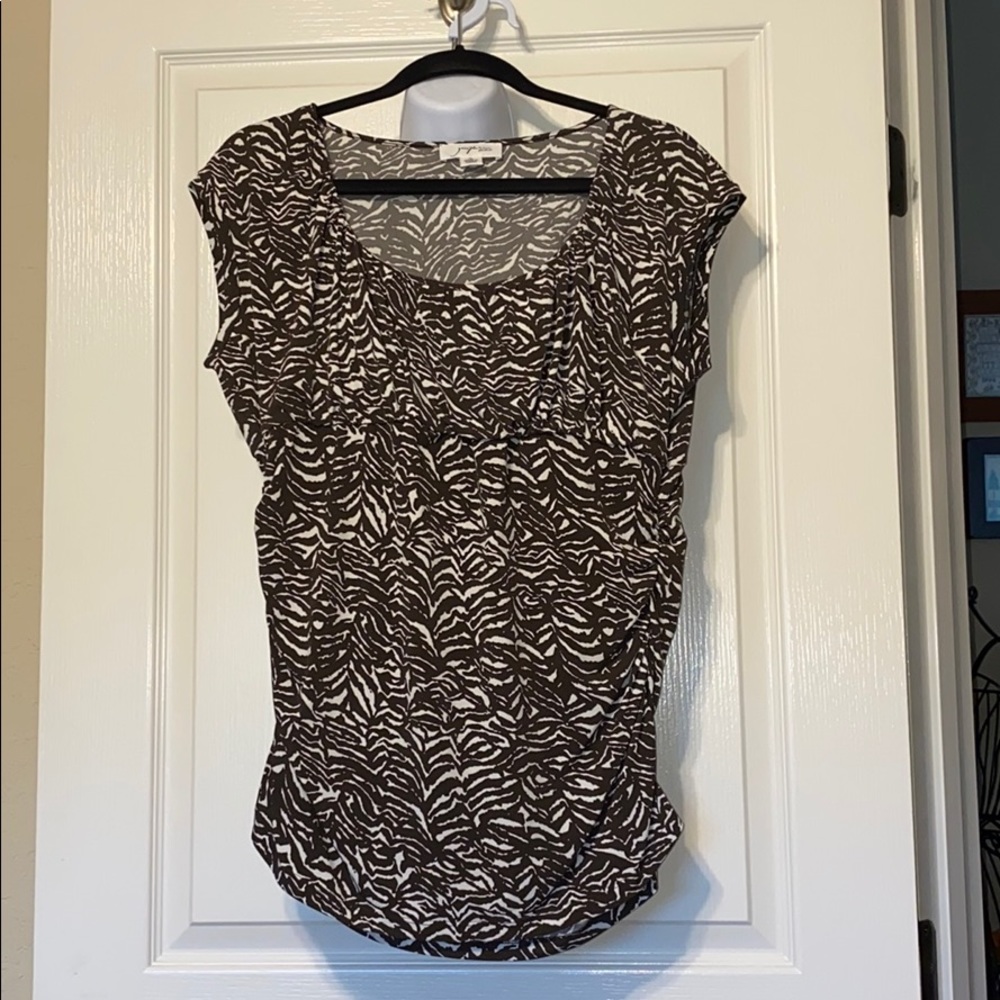 Animal stripe top